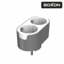 Розгалужувач BOXON, B302, 2 розетки, з/з, 16А, зі шторками, 230V