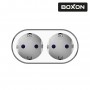 Розгалужувач BOXON, B302, 2 розетки, з/з, 16А, зі шторками, 230V