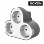 Розгалужувач BOXON, B303, 3 розетки, з/з, 16А, зі шторками, 230V
