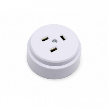 Розетка для духовки, 2Р+Е з/з, зовнішня, ПВХ, біла, 32A, 250V, MARSO