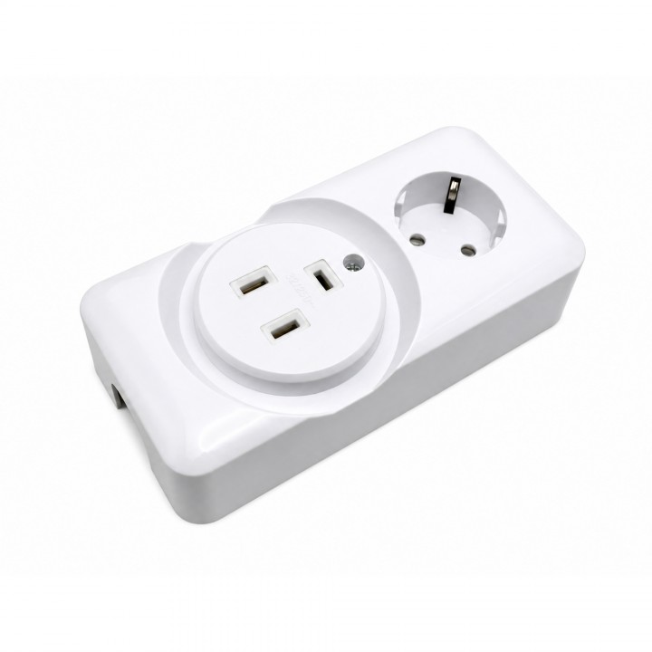 Розетка комбінована штепсельна та для духовки, з/з, 16А/32А, 230V, MARSO