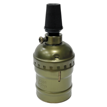 Патрон-декоративний Е27 алюміній-Антично рожевий, 4А, 250В