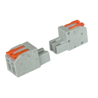 Клема з’єднувальна універсальна двостороння розбірна 2/2 отвори