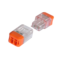 Клема з’єднувальна універсальна двостороння самозажимна 2/2 отвори