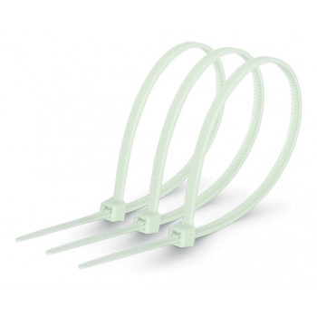 Хомути кабельні 100 х 3 мм, білі,(100шт)