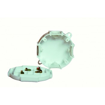 Коробка д/розвед. пров., відкр уст, D80 h30 мм, IP 41, сіра