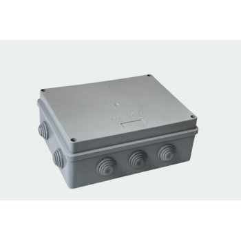 Коробка д/розвед. пров.PP-Premium, відк.уст., 200х155 h 80мм, IP54, сіра