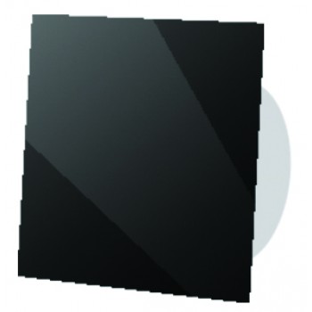 Панель унів. до вент. dRim D 100/125мм, оргскло, чорна матова