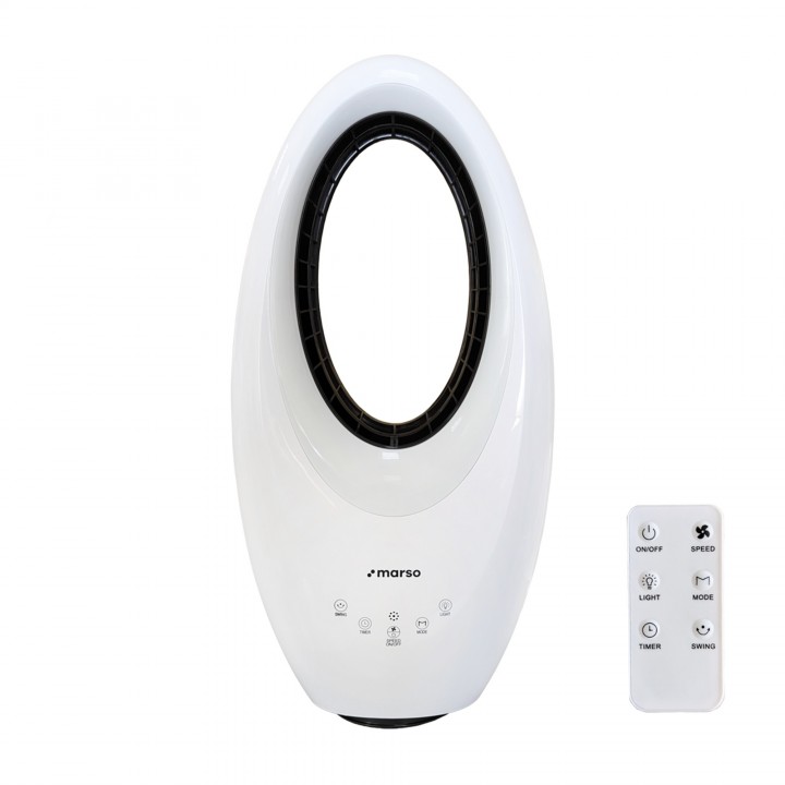 Вентилятор безлопатевий з пультом MARSO М2501R, 65W, 230V