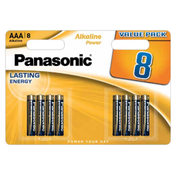 Батарейка PANASONIC LR03 Alkaline Power, (LR03APB/8BW)