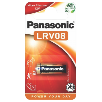 Батарейка LRV08 (23A / MN21), 1*1шт, PANASONIC (LRV08L/1BE)
