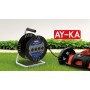 Котушка 4 гнізда з/з, 16А, до 50м, AY-KA (59 100 01)