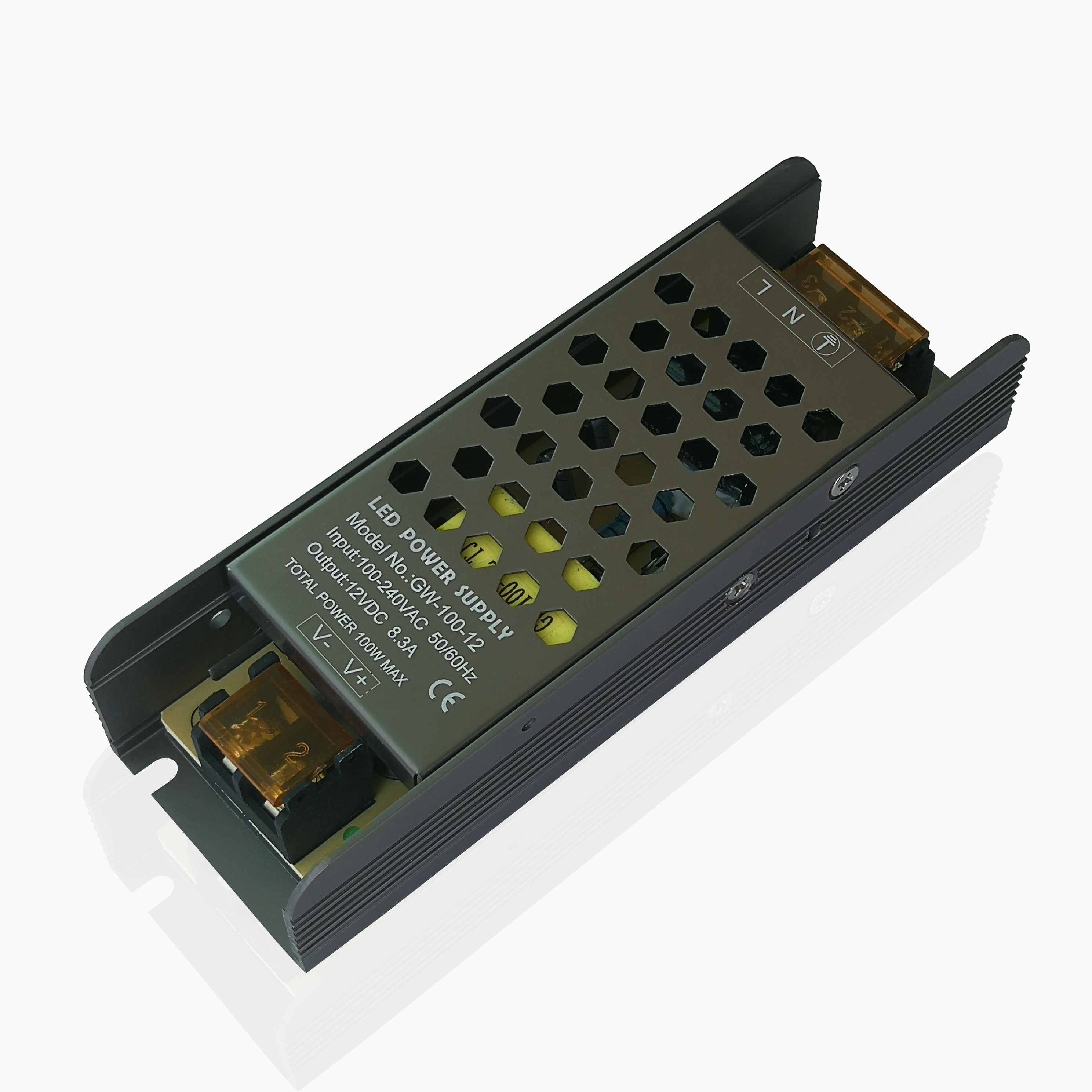 Блок живлення LEBRON L-PS, LONG, 12V, 6,66A, 80W