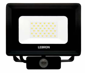 LED прожектор LEBRON LF-20S, 20W, 6500K, 1600Lm, 230V, д.руху ІР65