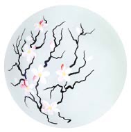 Світильник закритого типу, скло-метал, Е27, 60W, 150х100мм, 05SV-10 сакура рожева