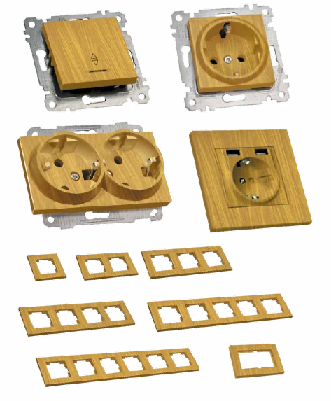 Механізм розетки з/з, 16А, бризкозахищеної, з кришкою, RITA, Mutlusan, "золото", (2200 610 0280)