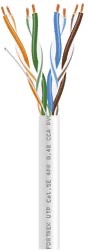 Кабель MARSO UTP Сat.5E 4PR CCA 0.50 ПВХ внутр.