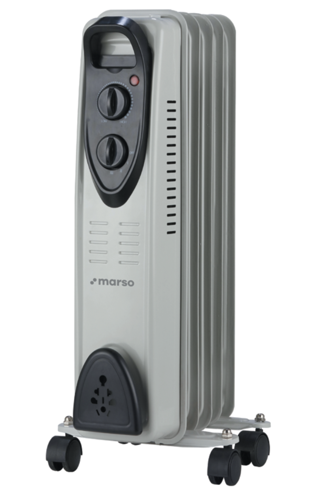 Обігрівач масляний MARSO, 3 режими 400/600/1000W, 5 секцій
