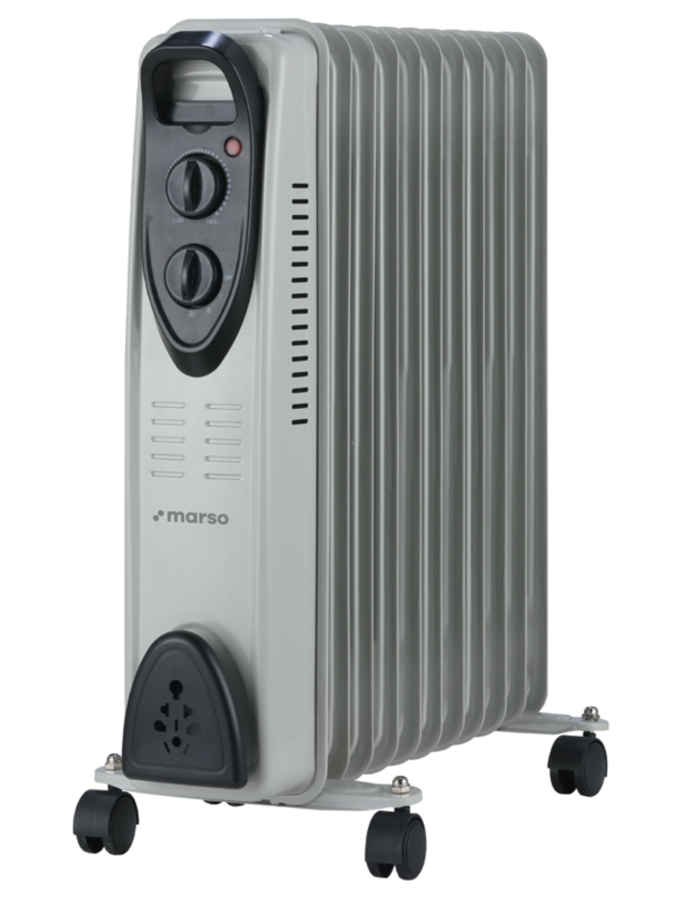 Обігрівач масляний MARSO, 3 режими 1000/1500/2500W, 11 секцій