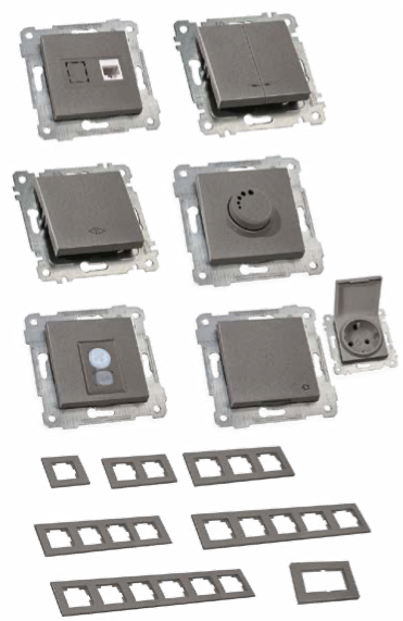 Механізм перемикача для жалюзі RITA, Mutlusan, графіт, (2200 406 0295)