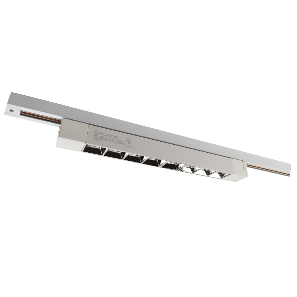 LED світильник VELMAX V-TRL-L, 20W, 1600Lm, 4100K, 220V, білий 1