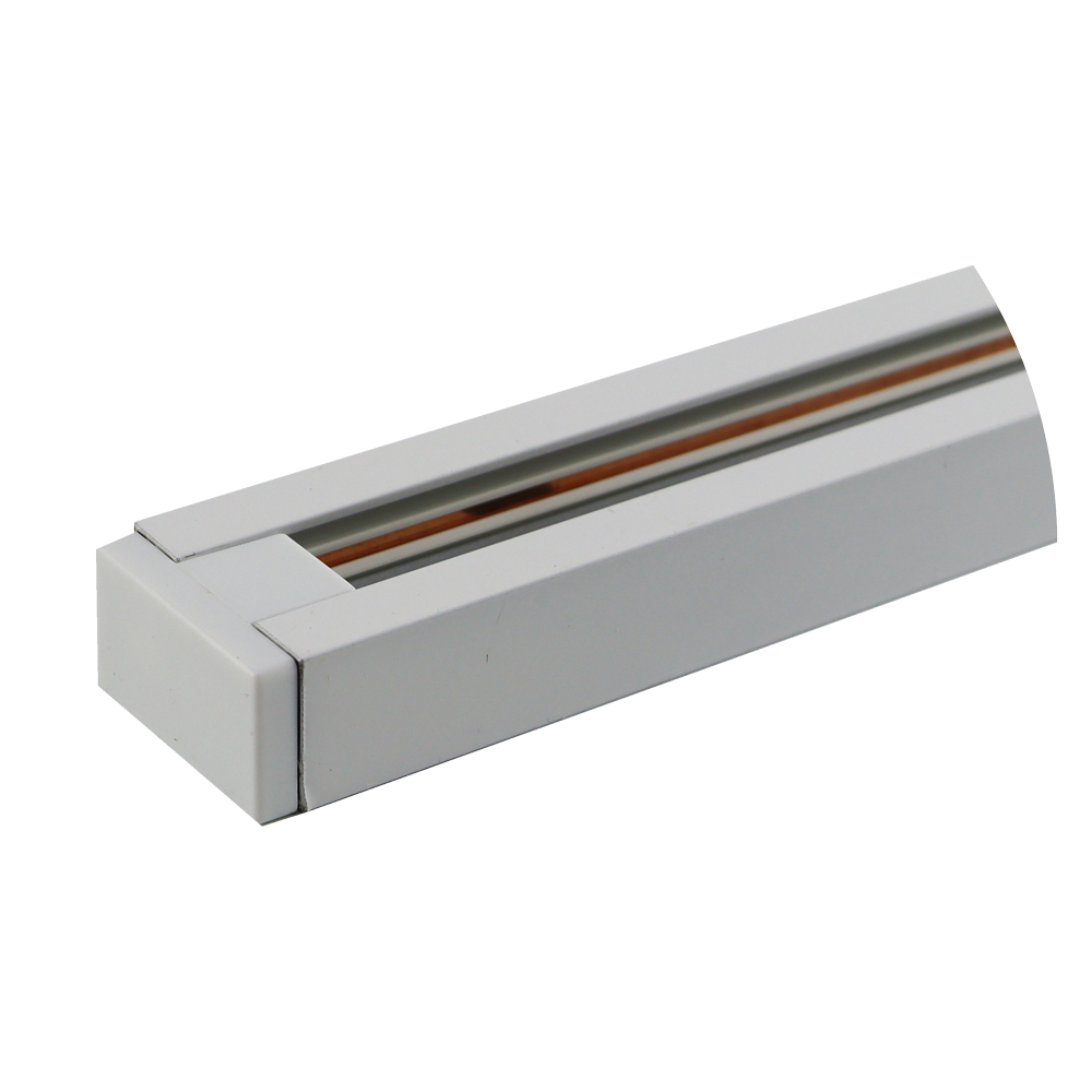 Шинопровід для кріплення та живлення трекових світильників VELMAX V-TR, 1м, 15А, білий 1