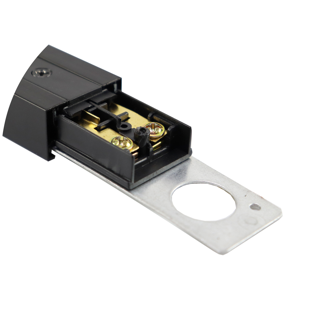 Шинопровід для кріплення та живлення трекових світильників VELMAX V-TR, 1м, 15А, чорний 1