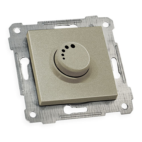 Механізм діммера 600Вт, 10А, RITA, Mutlusan, "титан", (2200 440 0283)