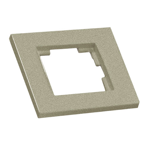 Рамка одномісна RITA, Mutlusan, "титан", (2220 800 1183)