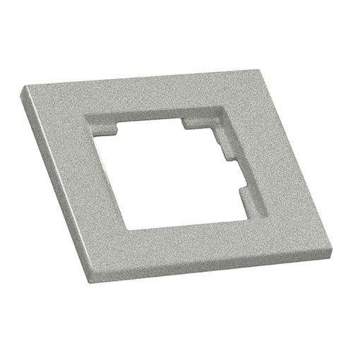 Рамка одномісна RITA, Mutlusan, "срібло", (2220 800 1182)