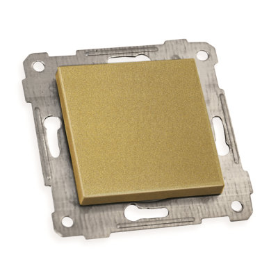 Механізм  заглушки розетки RITA, Mutlusan, золото, (2200 121 0280)
