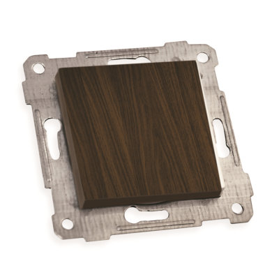 Механізм  заглушки розетки RITA, Mutlusan, горіх, (2200 121 0257)