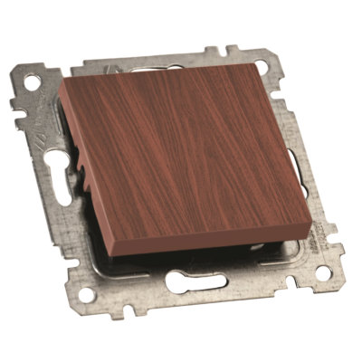 Механізм вимикача 1 кл, 10А, RITA, Mutlusan, "вишня" (2200 401 0156)