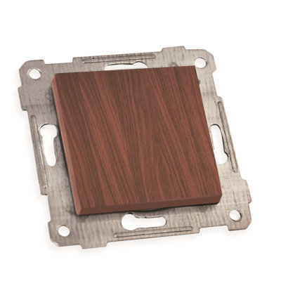 Механізм  заглушки розетки RITA, Mutlusan, вишня, (2200 121 0256)