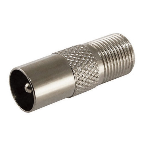 Перехідник-штекер F TV (папа)  "СВІТ-БУД електро"