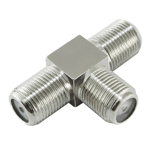 Перехідник гніздо F - 2 гнізда F  "СВІТ-БУД електро"