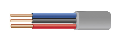 Кабель силовий ВВГп 3х2,5 (1м), "СВІТ-БУД електро"