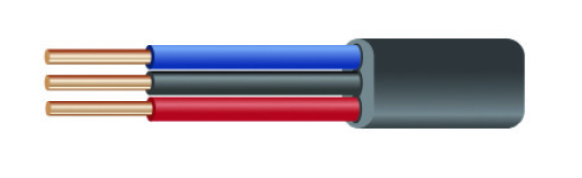 Кабель силовий ВВГпнг 3х2,5 (1м), "СВІТ-БУД електро"