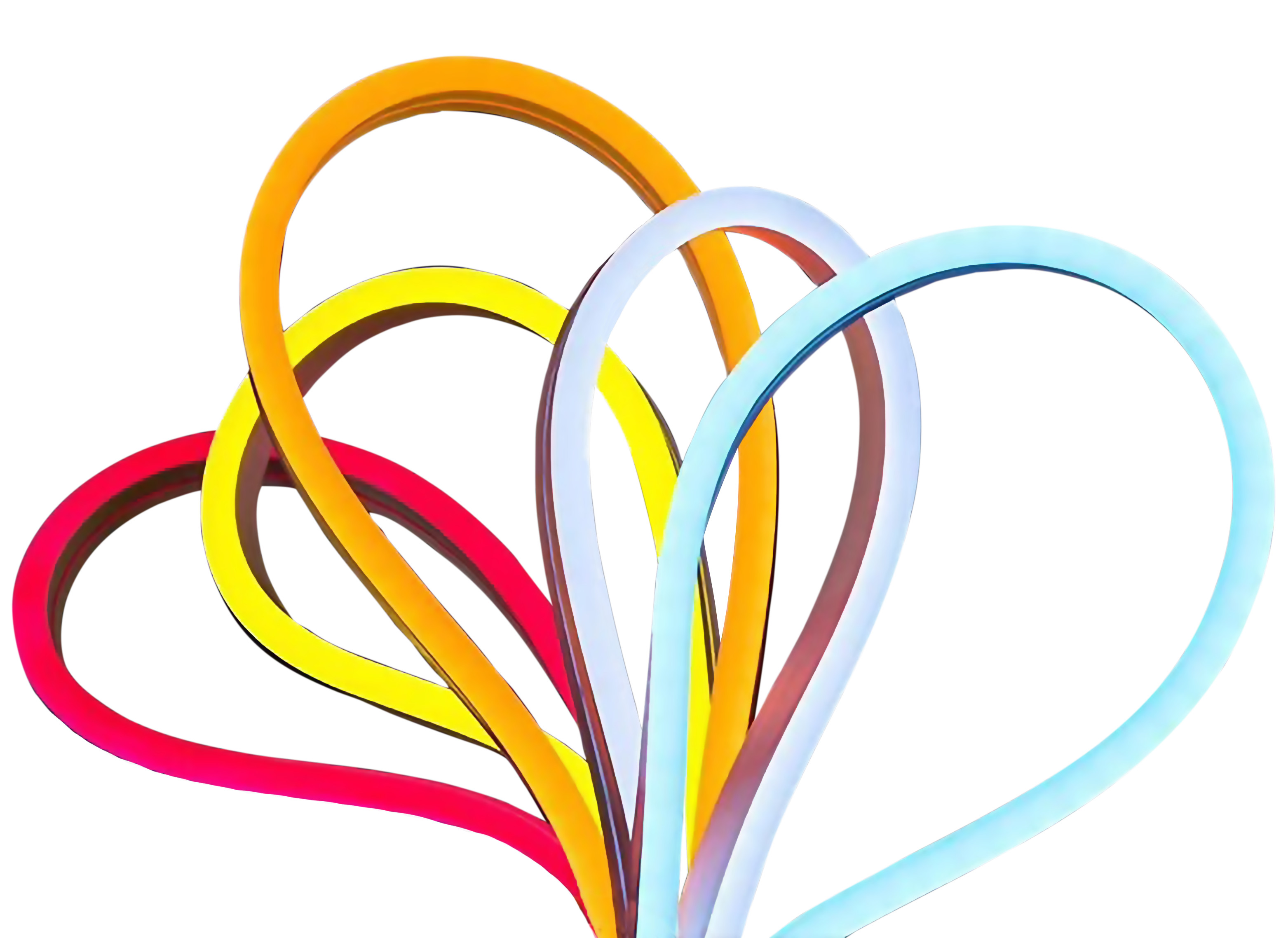 Світлодіодна стрічка NEON light LEBRON L-NS, 8x16мм, SMD 2835, 120LED 7W/m, AC220V, блакитний, ІР65, (1м)