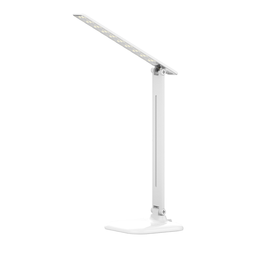 LED лампа настільна LEBRON L-TL-L, 10W, 4100K, 3 рівня по-сті, біла, з блоком жи-ня