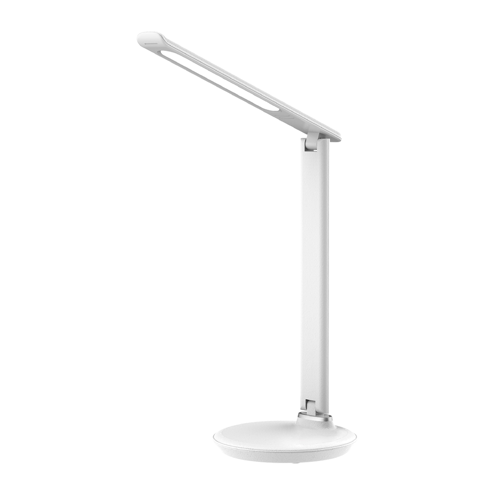 LED лампа настільна LEBRON L-TL-L, 9W, 3000K, 4100K, 6500K, біла "шкіра", з блоком жи-ня