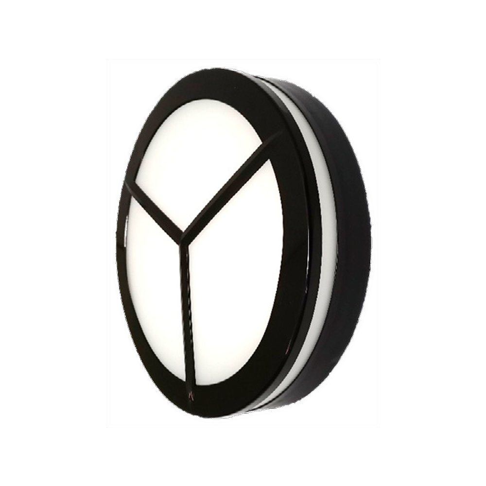 LED світильник LEBRON L-FL05-R, 24W, 4100K, IP65, чорний, 230V