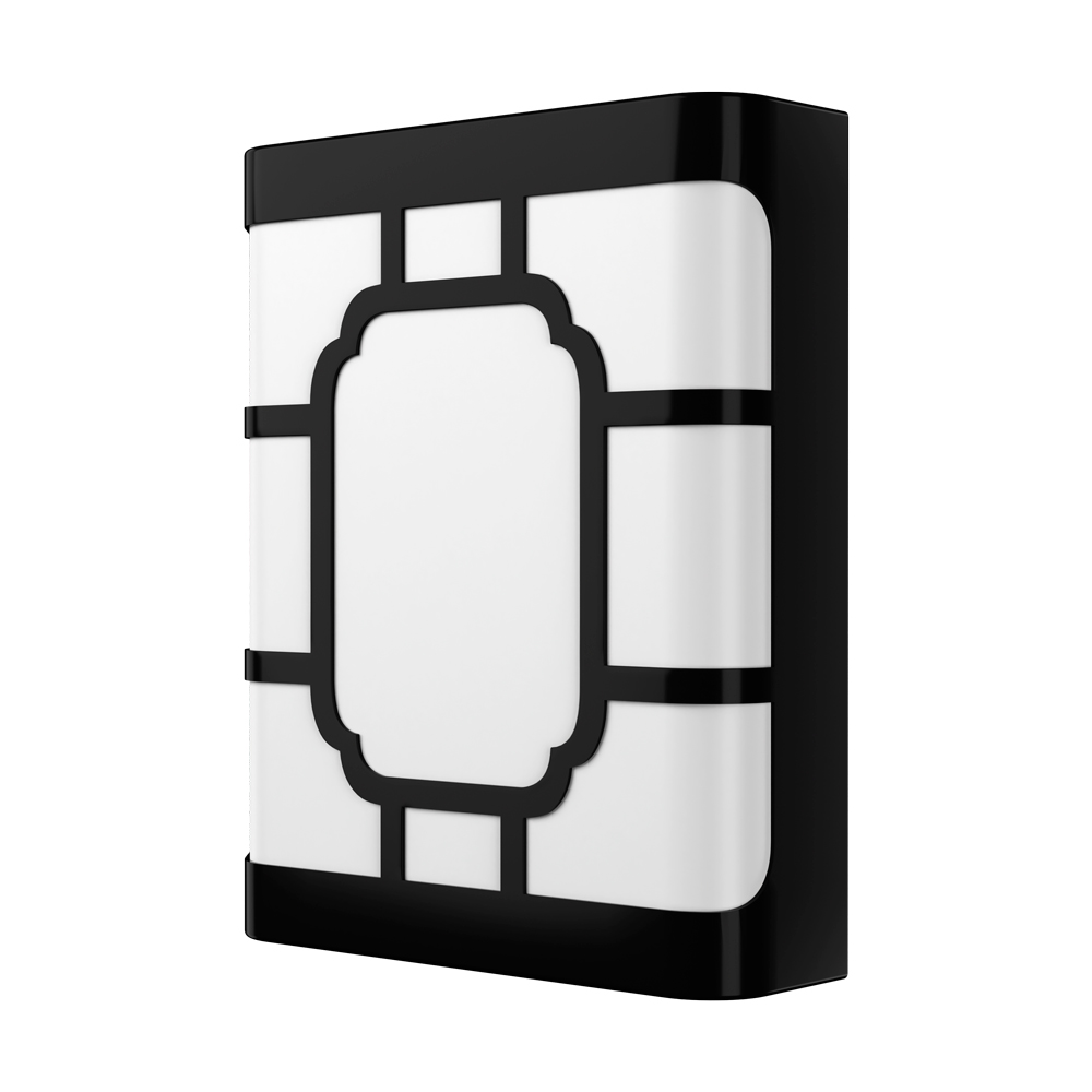 LED світильник LEBRON L-FL28-S, 24W, 4100K, IP65, чорний, 230V