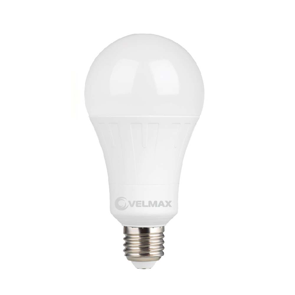 LED лампа VELMAX V-А70, 15W, E27, 6500K, 1500Lm, EMC