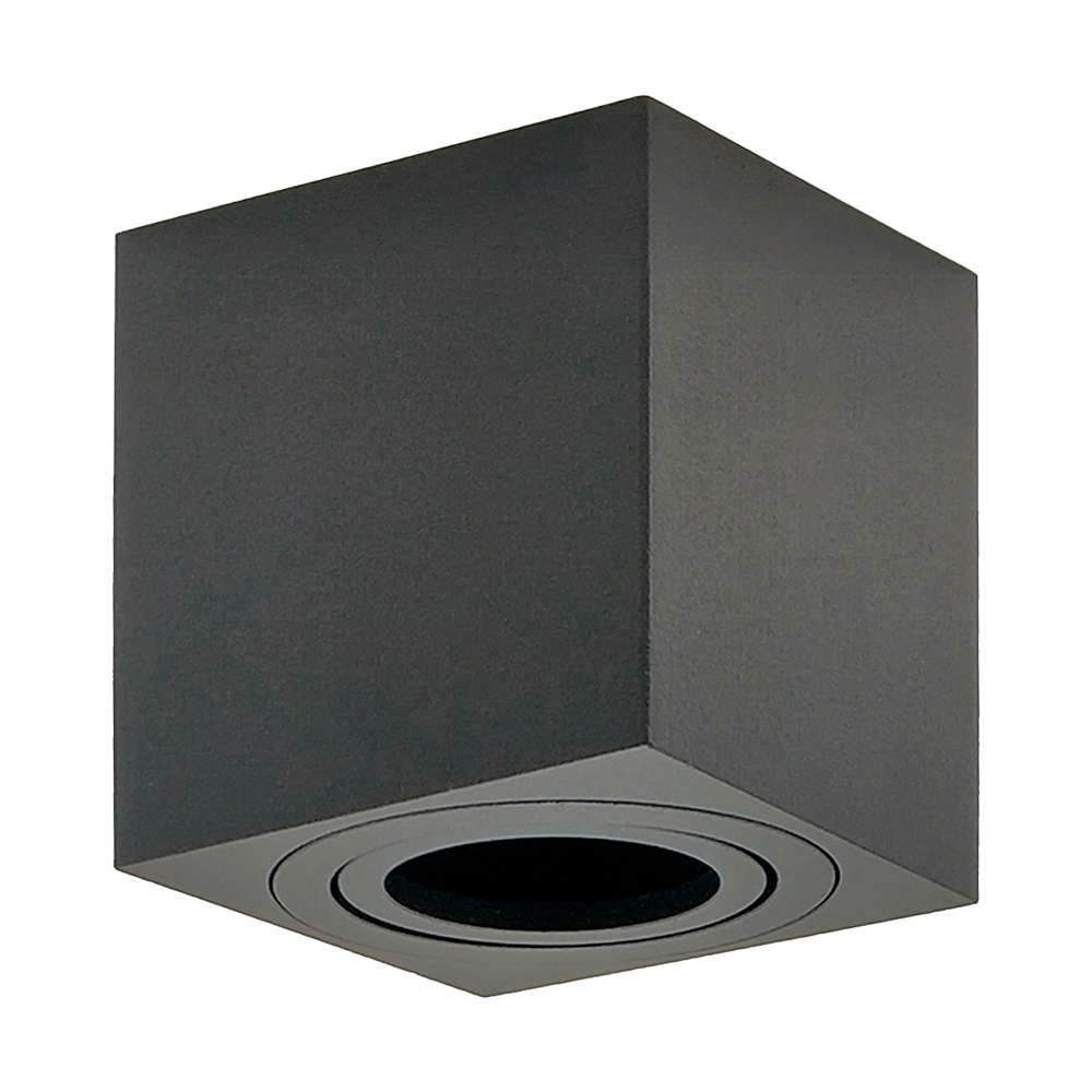 Світильник VELMAX V-DL-S, max 50W, GU10, 220V, 80*80*84, чорний