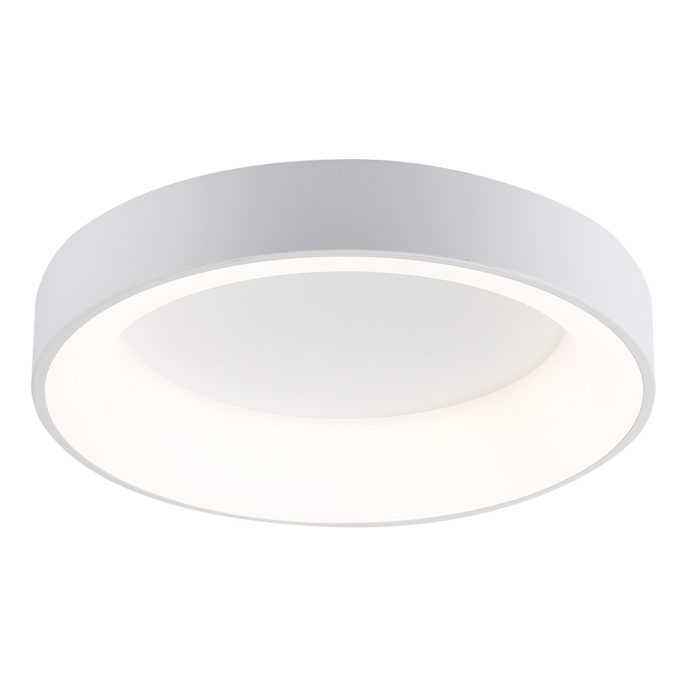 LED світильник VELMAX V-СL-VERONA-R-Wh, max 40W*2, 2700K-6500K, пульт ДК, білий, 230V