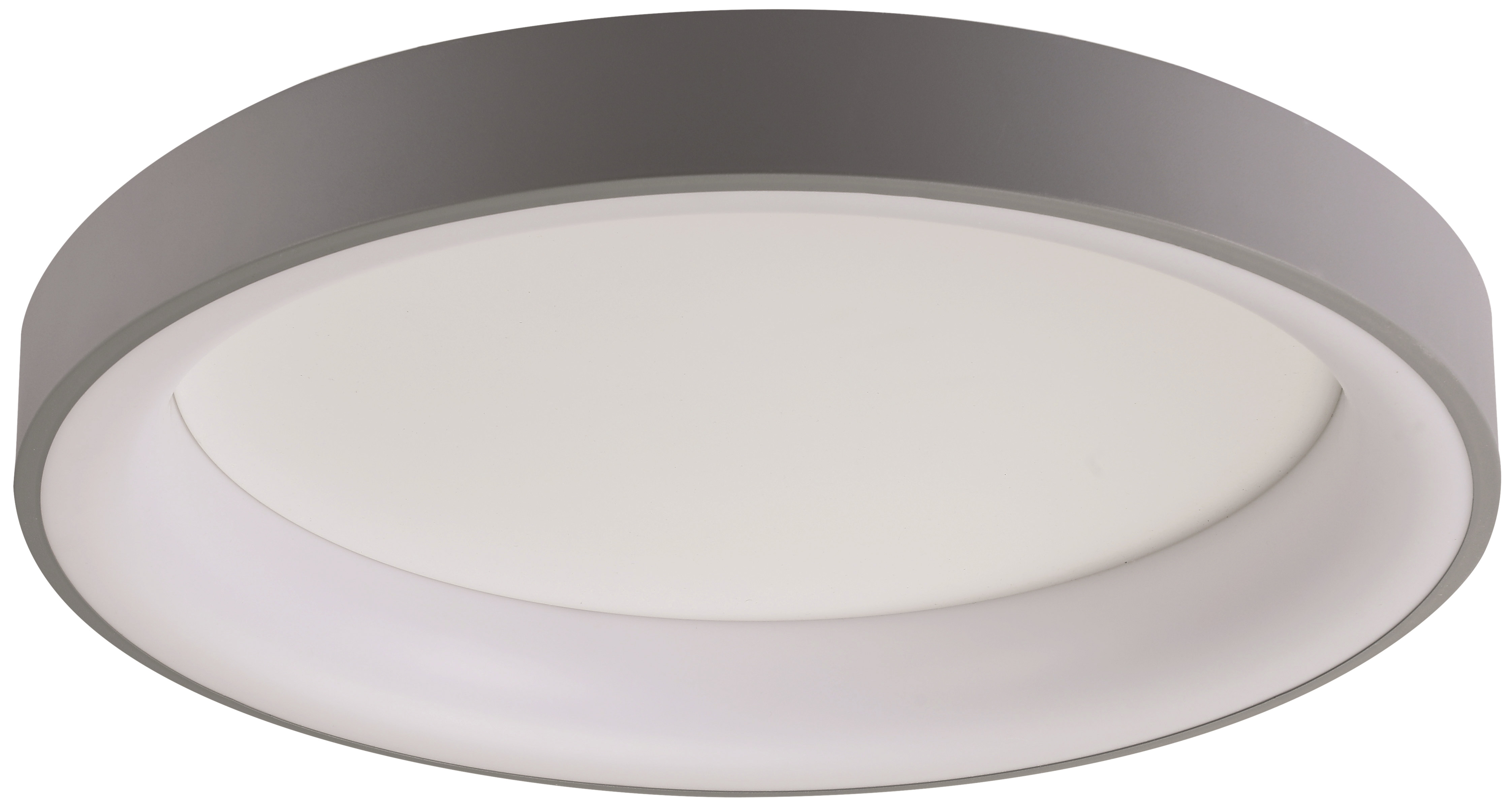 LED світильник VELMAX V-СL-VERONA-R-Gr, max 40W*2, 2700K-6500K, пульт ДК, сірий, 230V