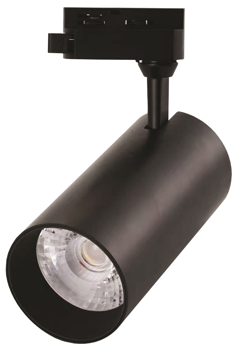 LED світильник VELMAX V-TRL-Т-2541Bl, 25W, 4100K, чорний, 230V