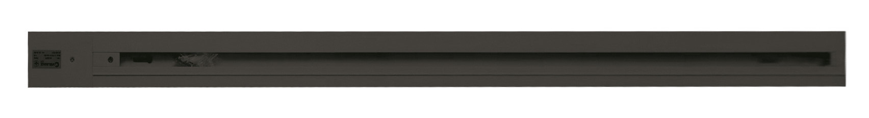 Шинопровід вбудований для кріплення та живлення трекових світильників VELMAX V-TR-R, 1м, 15А, чорний