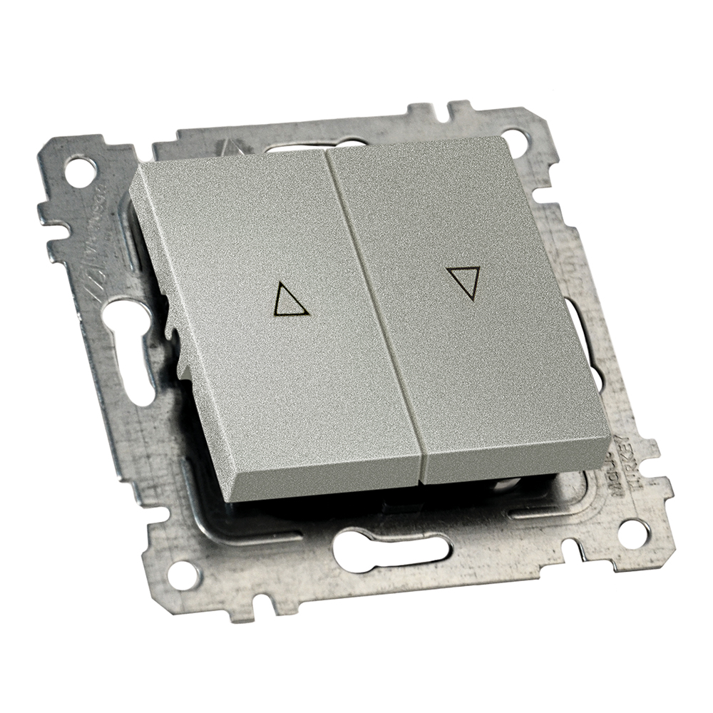 Механізм перемикача для жалюзі RITA, Mutlusan, срібло, (2200 406 0282)